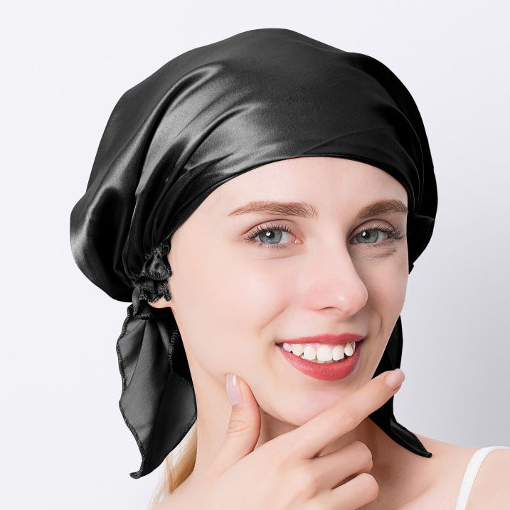 Pure Silk Night Sleeping Hair Bonnet – pureGLO Naturals