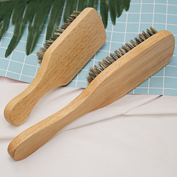 Natural Wood Hard Bristle Brush
