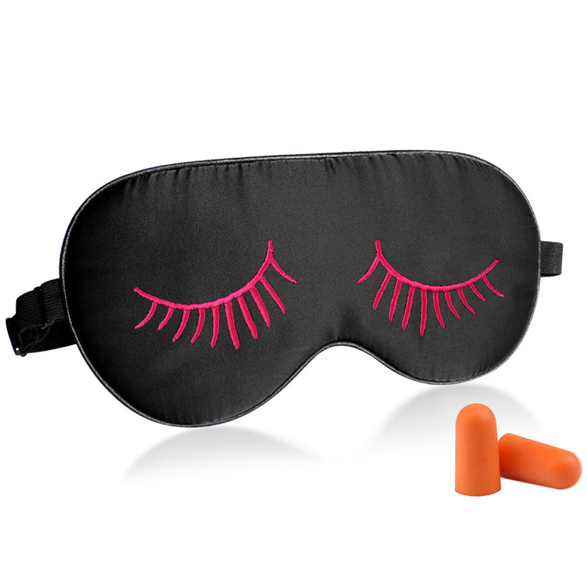 2 Pcs Silk Smooth Sleep Mask, Blackout Blindfold