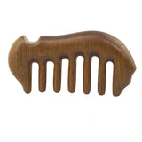 Golden Sandalwood Wide Tooth Massage Hair Comb