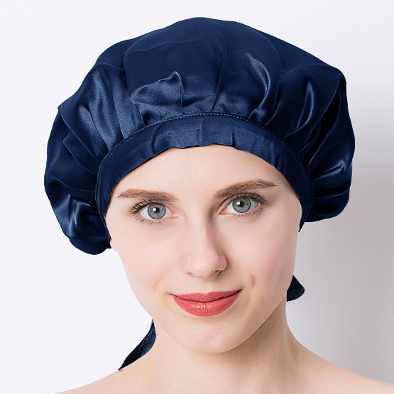 100 Silk Adjustable Night Sleeping Hair Wrap pureGLO Naturals