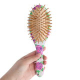 Natural Beechwood Print Hair Brush