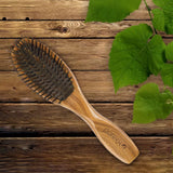 Natural Green Sandalwood Massage Wooden Hair Brush