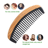 Anti-Static Horn Sandalwood Wooden Hair Comb