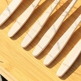 Biodegradable Charcoal Natural Soft Bamboo Toothbrushes 5 Packs