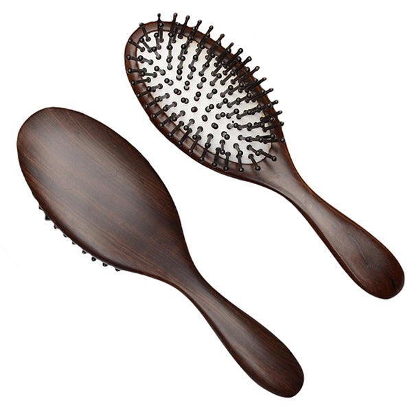 Black Sandalwood Natural Message Wooden Hair Brush