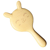 Cute Kids Cartoon Gold Sandalwood Hair Brush