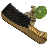 Handmade Wooden Anti-static Fine Tooth Horn Hair Comb