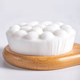 Natural Bamboo Long-handled Bath Brush Cat Claw Body Brush