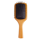 Natural Beechwood Square Black Airbag Hair Brush