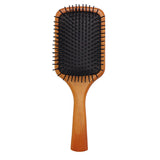 Natural Beechwood Square Black Airbag Hair Brush