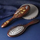 Natural Black Sandalwood Airbag Massage Hair Brush