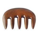 Natural Black Sandalwood Wide-tooth Curly Hair Comb