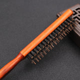 Natural Luggage Wooden Bristle Styling Hair Comb