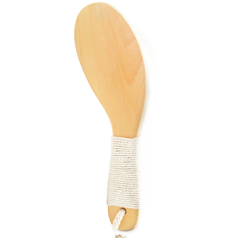 Natural Short Handle Boar Bristles Body Brush Back Brush pureGLO Naturals