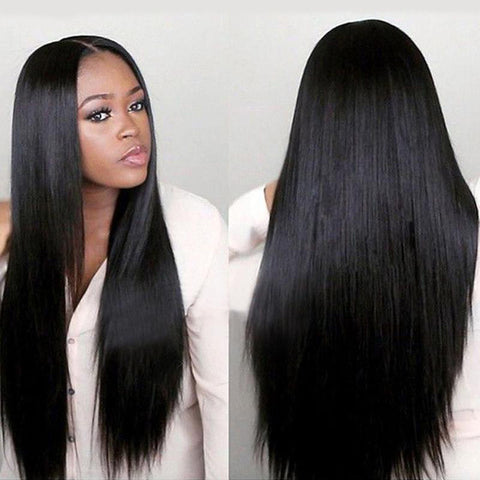 Natural Women Long Straight Synthetic Wig