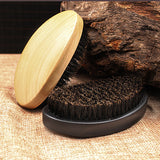 Natural Wood Bristle Men Beard Brush