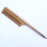 Natural Wooden Fine-tooth And Wide Tooth Hair Comb Set