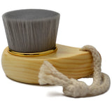 Natural Bamboo Soft Bristles Massage Face Cleaning Brush