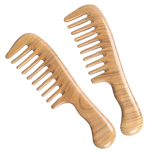 Natural Curly Hair Wooden Wide Tooth Detangling Comb - Natural Curls Club