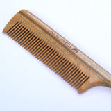 Natural Wooden Fine-tooth And Wide Tooth Hair Comb Set