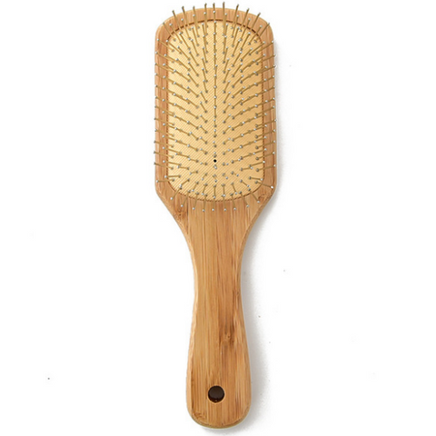 Natural Bamboo Paddle Airbag Hair Brush