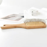 Natural Bamboo Paddle Airbag Hair Brush