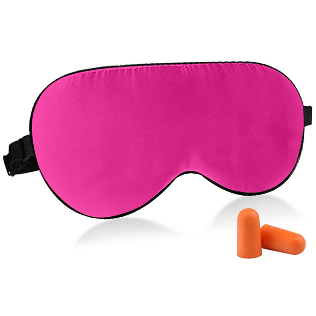Natural Silk Sleep Mask With Adjustable Straps pureGLO Naturals