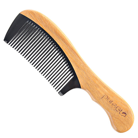 No-static Sandalwood Horn Ergonomic Hair Comb