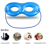 Pure Silk Sleep Mask +Reusable Cold/Hot Therapy SPA Gel Eye Mask Set