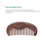 Green Sandalwood Boar Bristle Hair Brush Set